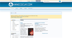 Desktop Screenshot of annecocuk.com